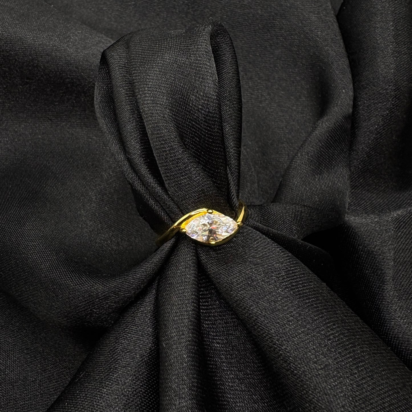 Marquise Moissanite Ring