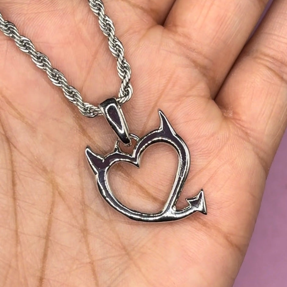 Solid BGC Heart Necklace