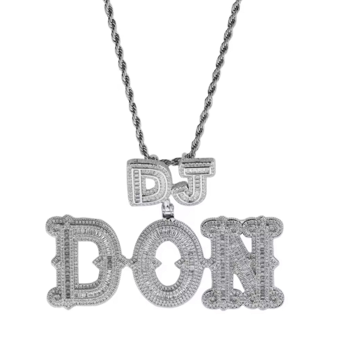 Custom Bail Name Necklace