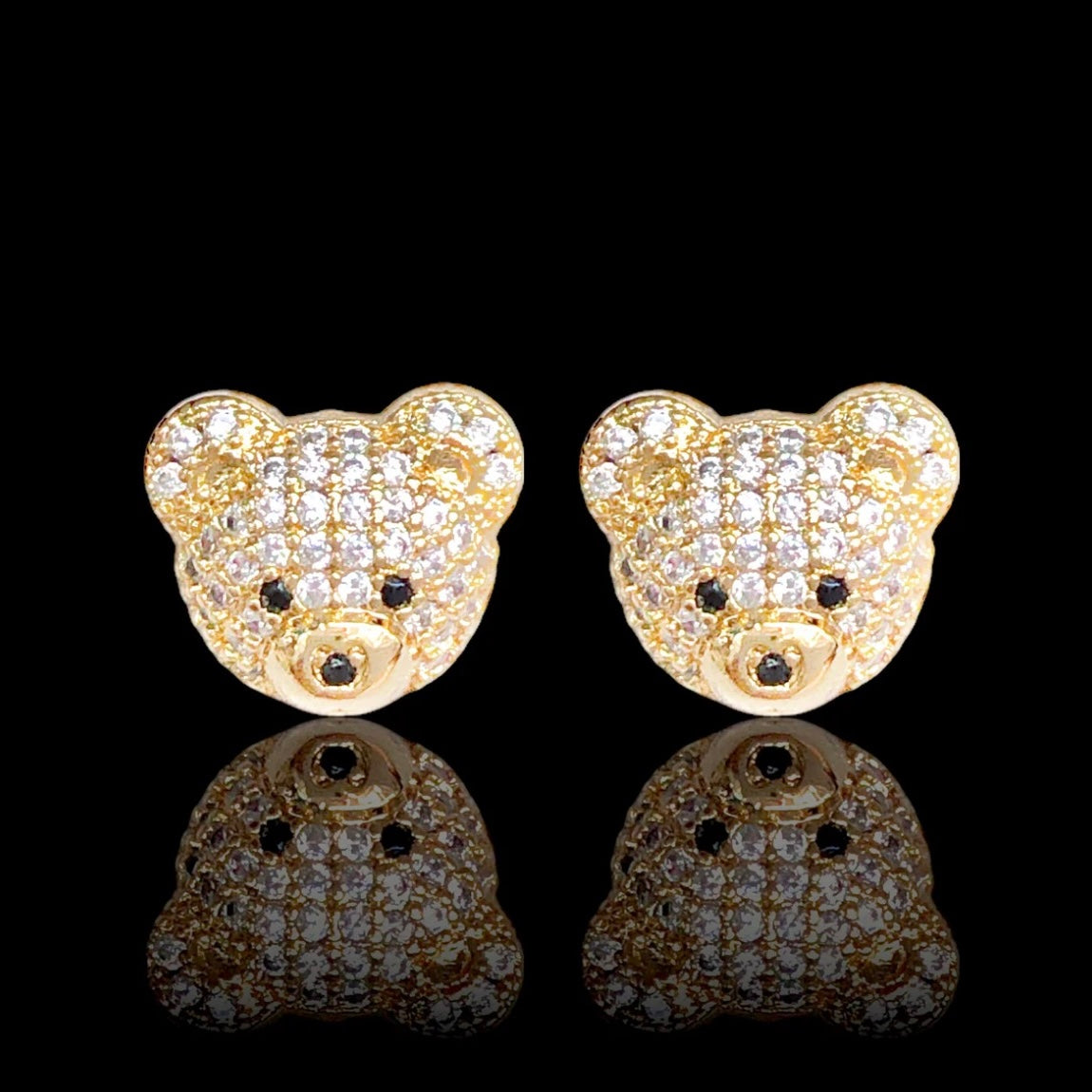 Teddy Stud Earrings