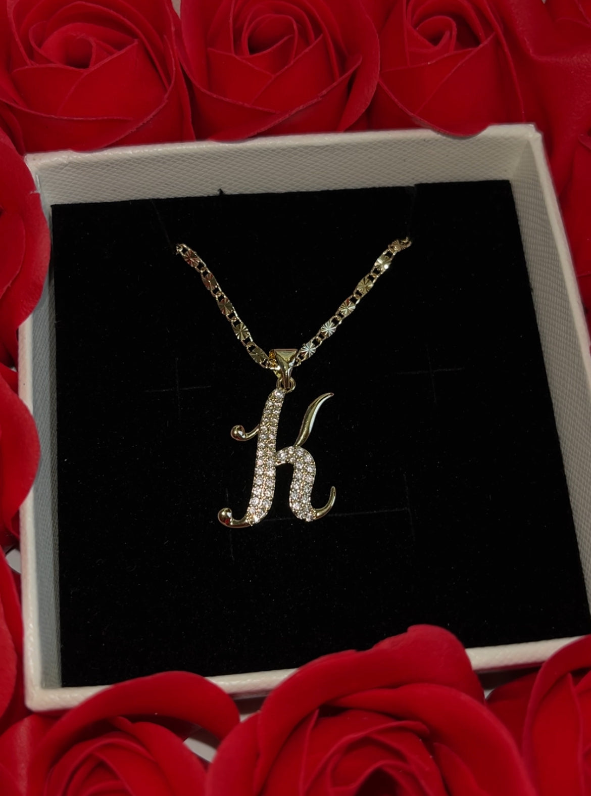 Classy Gold Initial Necklace