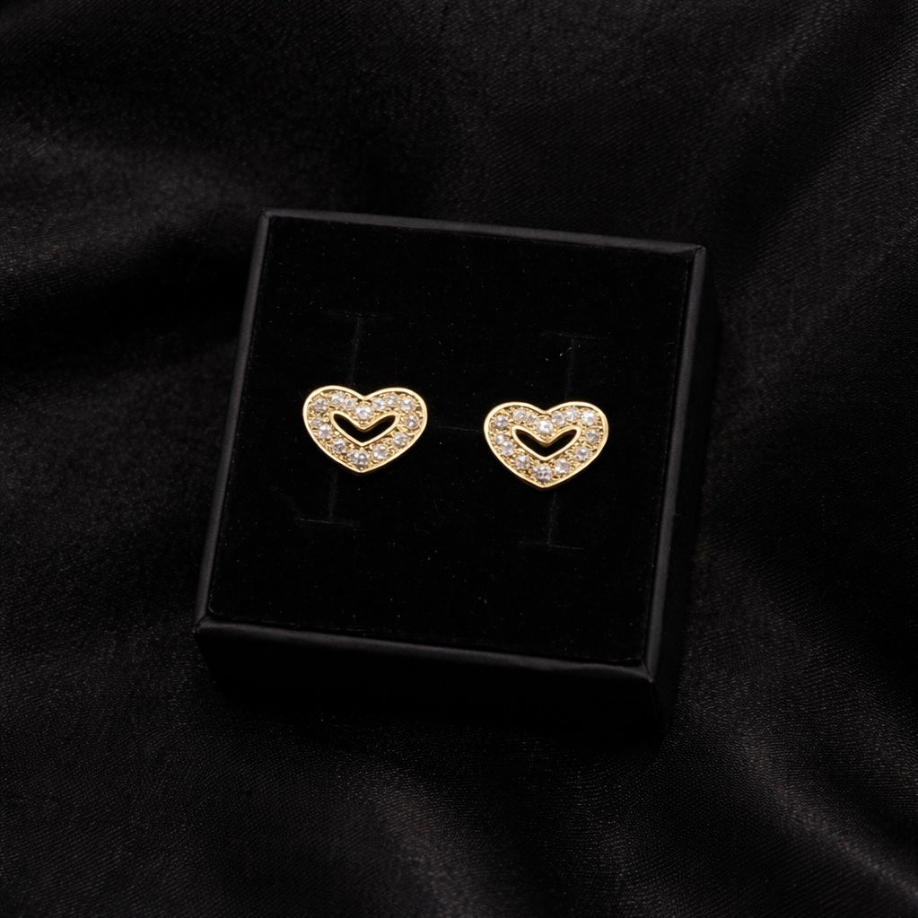 Mini Heart Stud Earrings