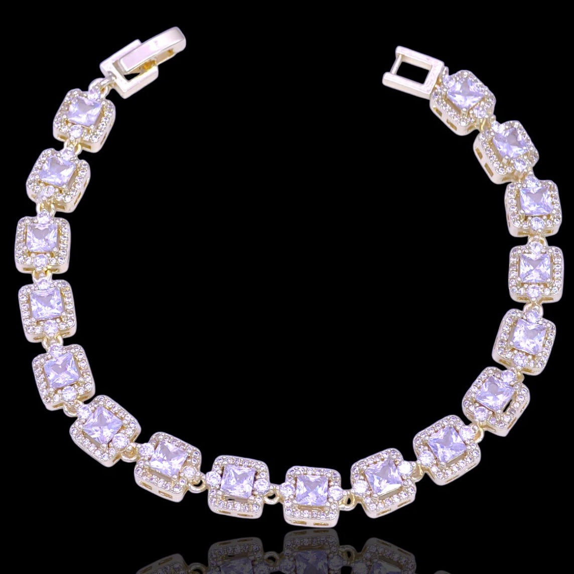 Princess Cut Tennis Bracelet