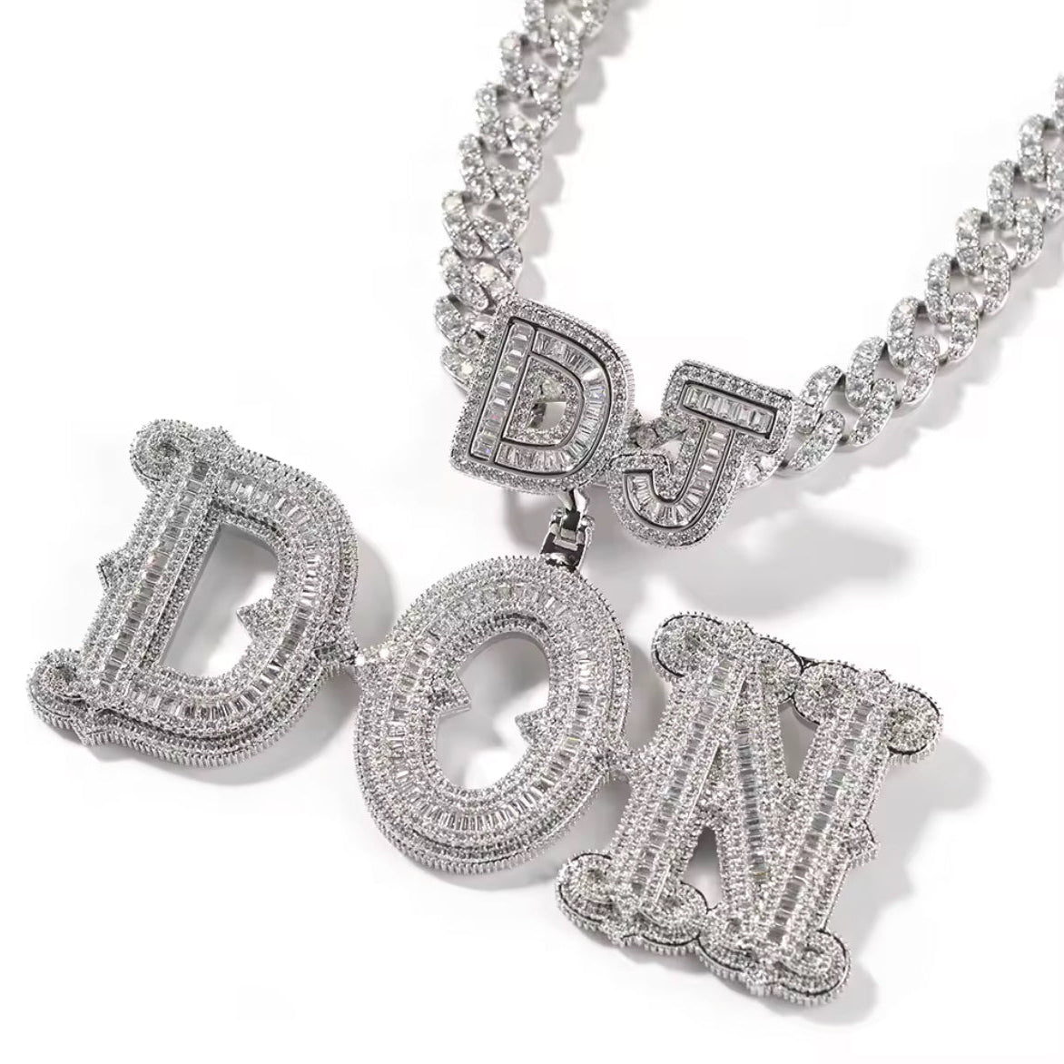 Custom Bail Name Necklace