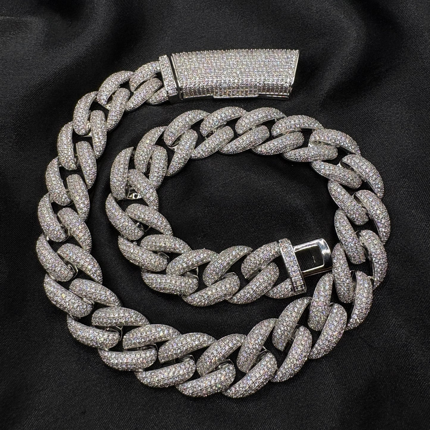 Pave Cuban Necklace