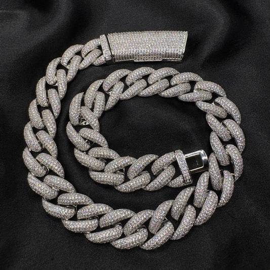Pave Cuban Necklace