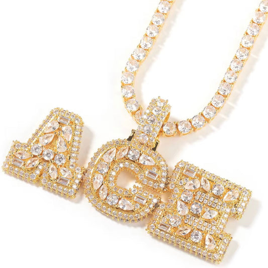 Multi-Gem Name Necklace