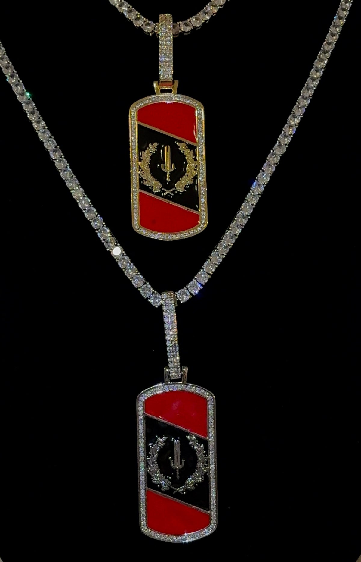 Dogtag BAH Flag Necklace